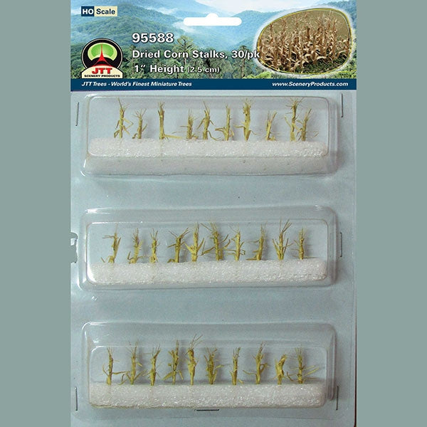 JTT Scenery 95588 Dried Corn Stalks | HO scale | 30 pack