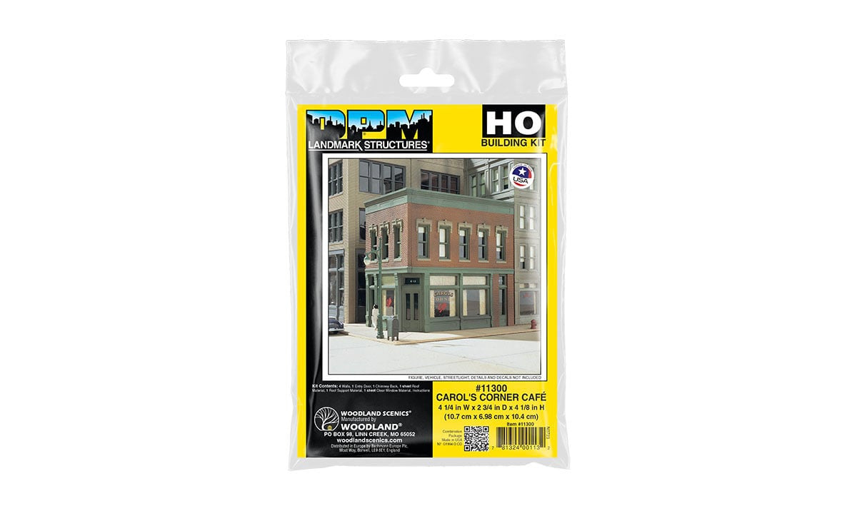 11300 Carol's Corner Café - HO Scale Kit