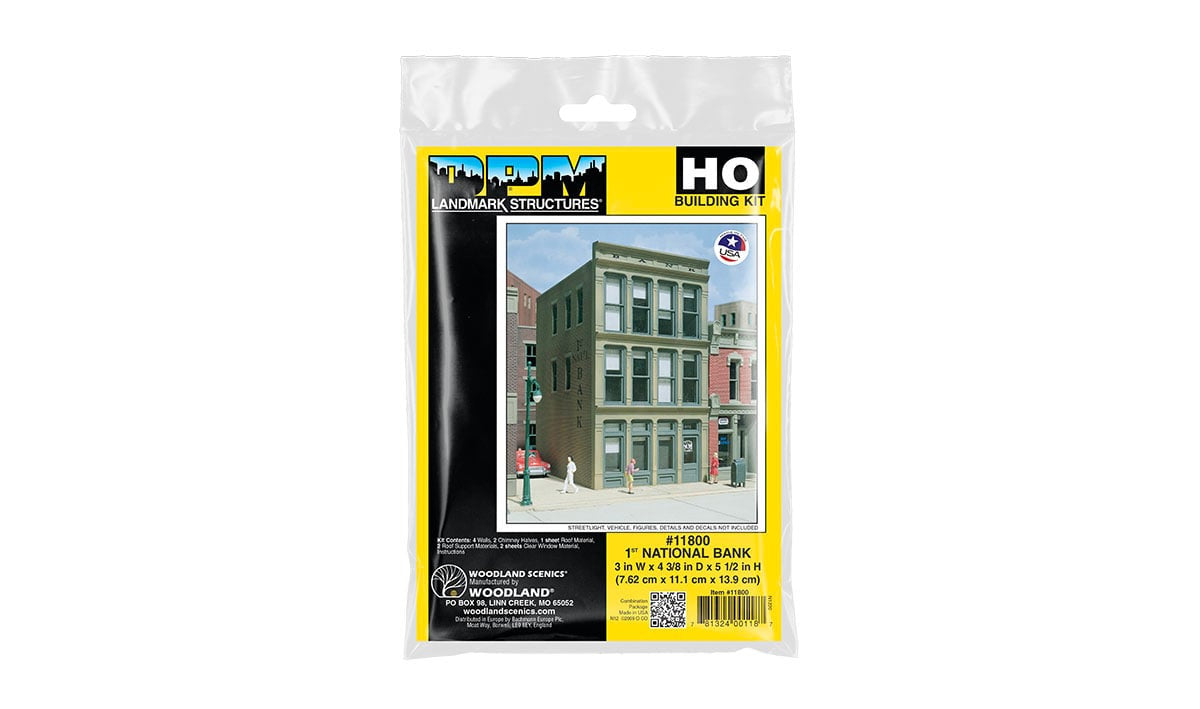 11800 1st National Bank - HO Scale Kit