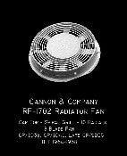 RF-1702 Radiator Fan 48 Inch Cap Top