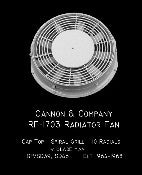 RF-1703 Radiator Fan - 48 Inch Cap Top Top
