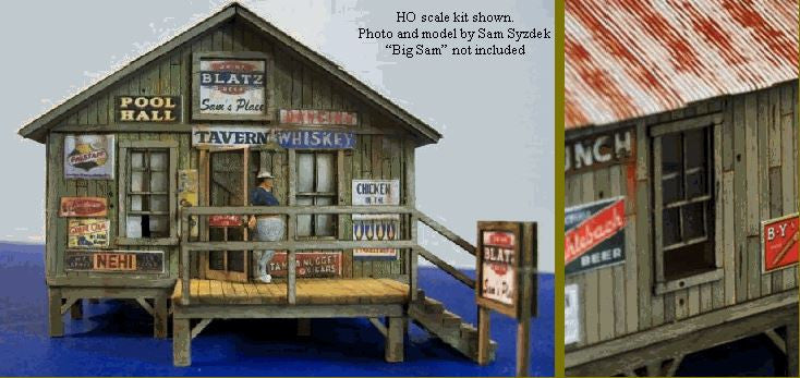 2003 HO Sam's Roadhouse Laser cut kit
