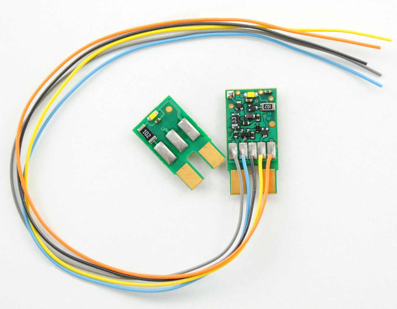 TCS 1286 CN-GP N Scale Split Style drop-in Board 3 Function Decoder