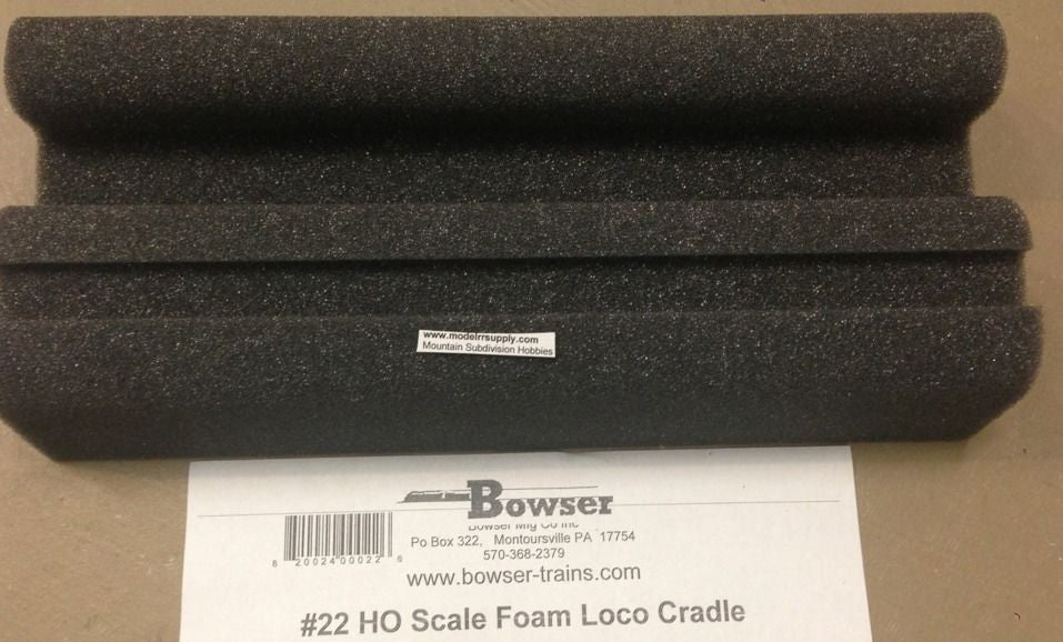 22 HO Foam Cradle Locomotive & Freight Car Tool