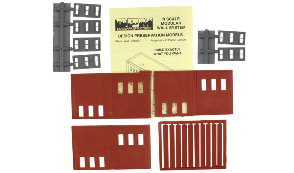 Two-Story 6-Windows - N scale | 3pk