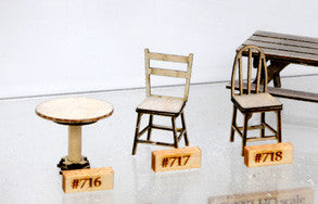 717 O Square Back Chairs 8Pc