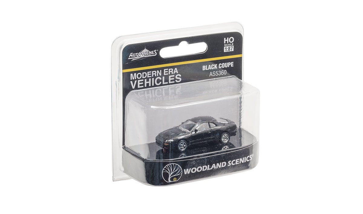 JP 5360 Black Coupe - HO Scale | Just Plug