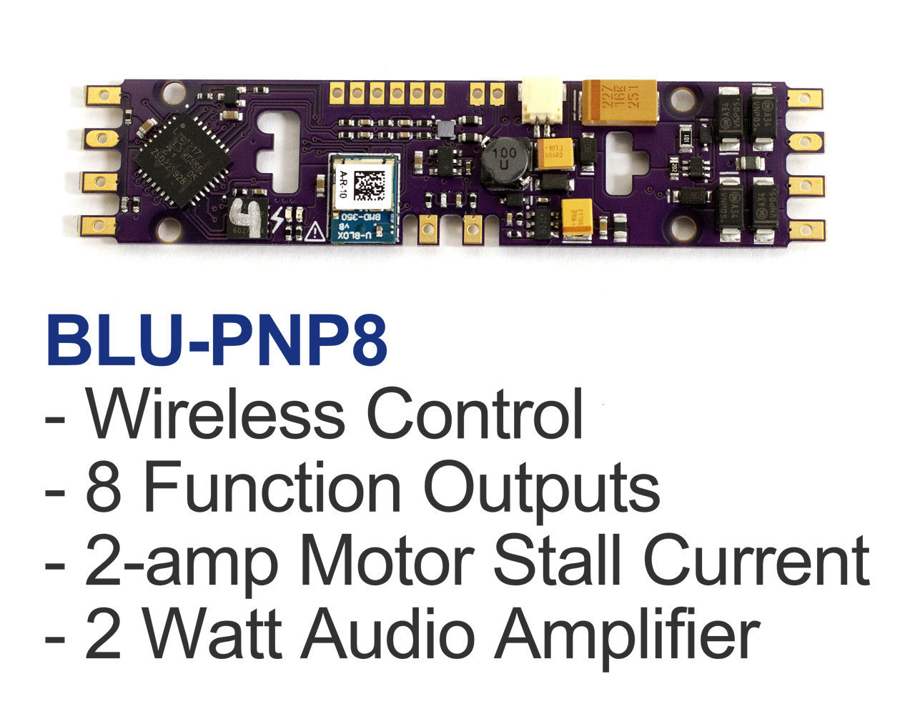 Blunami BLU-PNP8 DCC Sound Decoder | 2 amp