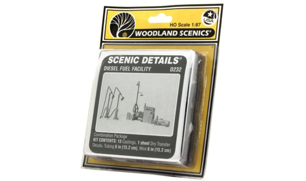 Woodland Scenics 232 HO scale Diesel Fuel Facility Kit