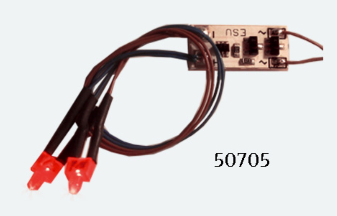 50705 LED lighting - taillight - 2 LEDs - Red