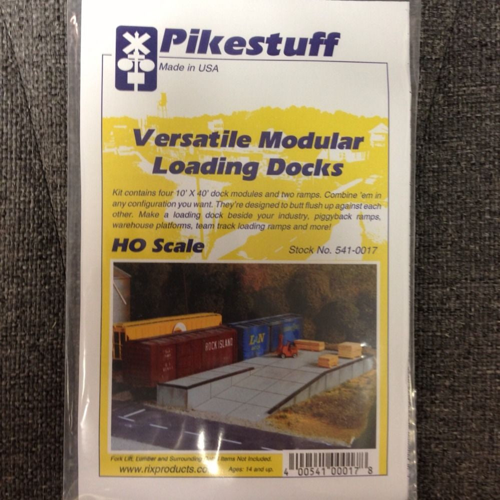 17 Loading Docks - Modular Kit - HO Scale