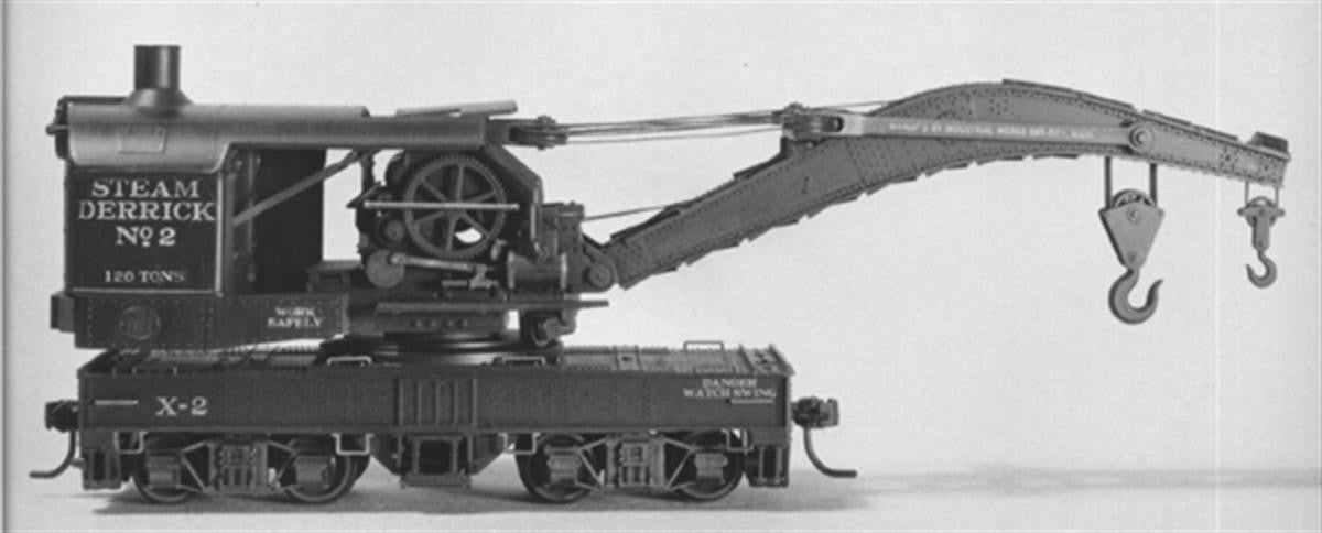 #4010 120 Ton Brownhoist Wrecking Crane | HO Scale | Kit