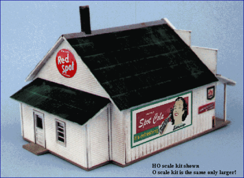 180 HO General Store - Laser cut kit