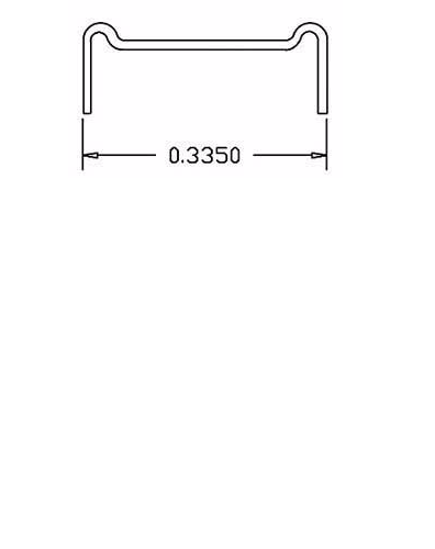 190-511 HO Ladder Grab Irons .012" Wire 12Pk