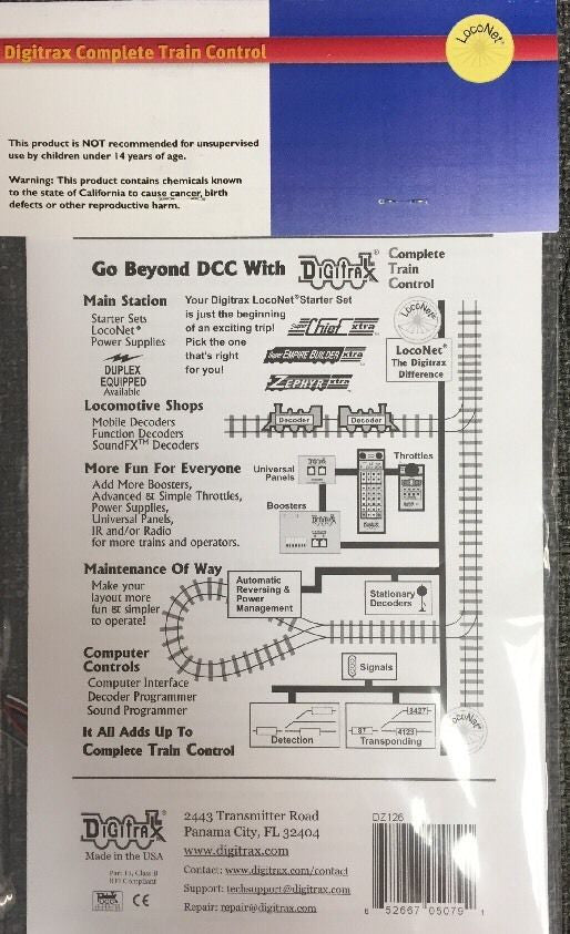 Digitrax DZ126 Wired DCC Decoder