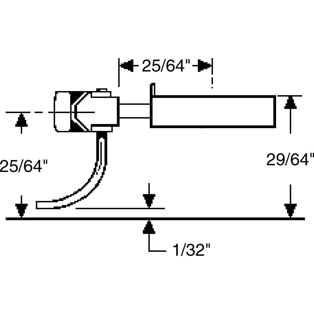 KADEE #146 HO Scale Whisker® Metal Couplers with Gearboxes - Long (25/64") Centerset Shank