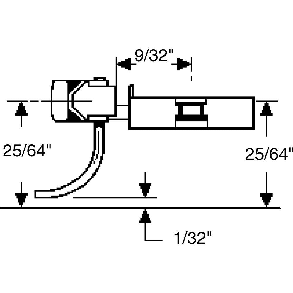 Kadee #147 HO Scale Whisker® Metal Couplers with Gearboxes - Medium (9/32") Underset Shank