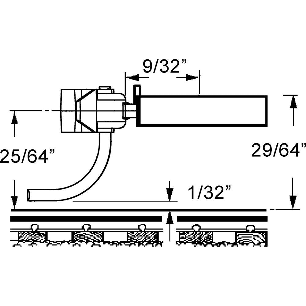 Kadee #148 HO Scale Whisker® Metal Couplers with Gearboxes - Medium (9/32") Centerset Shank