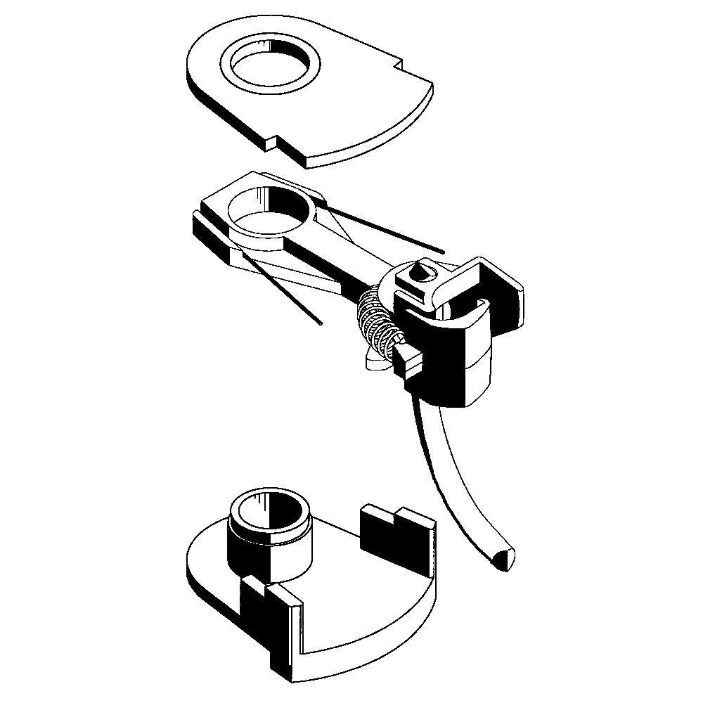 #252 HO Scale Small Snap-Together Gearboxes & lids - for Whisker® Couplers - 30-Series Equivalent Gearboxes & lids