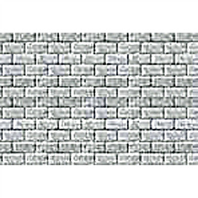 JTT Scenery 97425 Pattern Sheets | HO scale 1:100 | Concrete Block | 2 pack