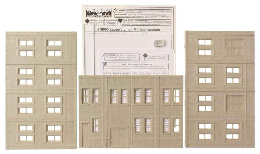 Laube's Linen Mill - HO Scale Kit