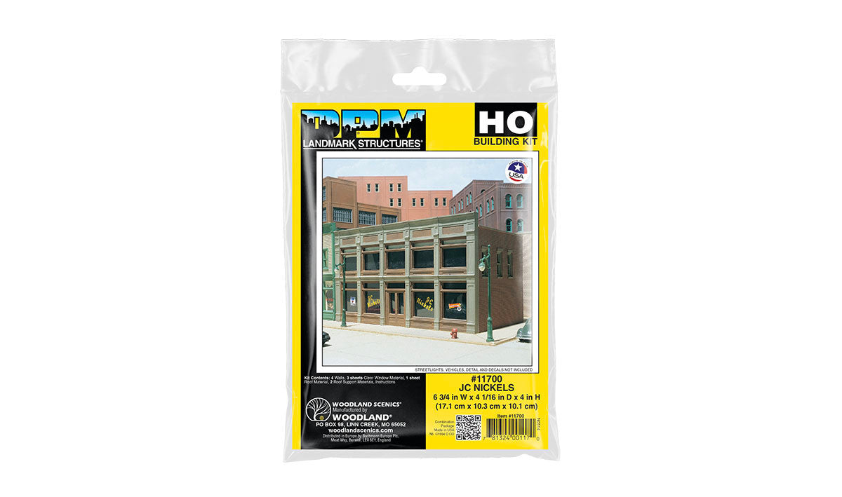11700 JC Nickels - HO Scale Kit