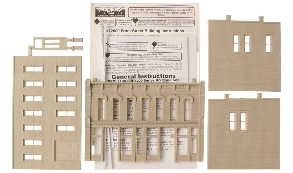 12000 Front Street Building - HO Scale Kit
