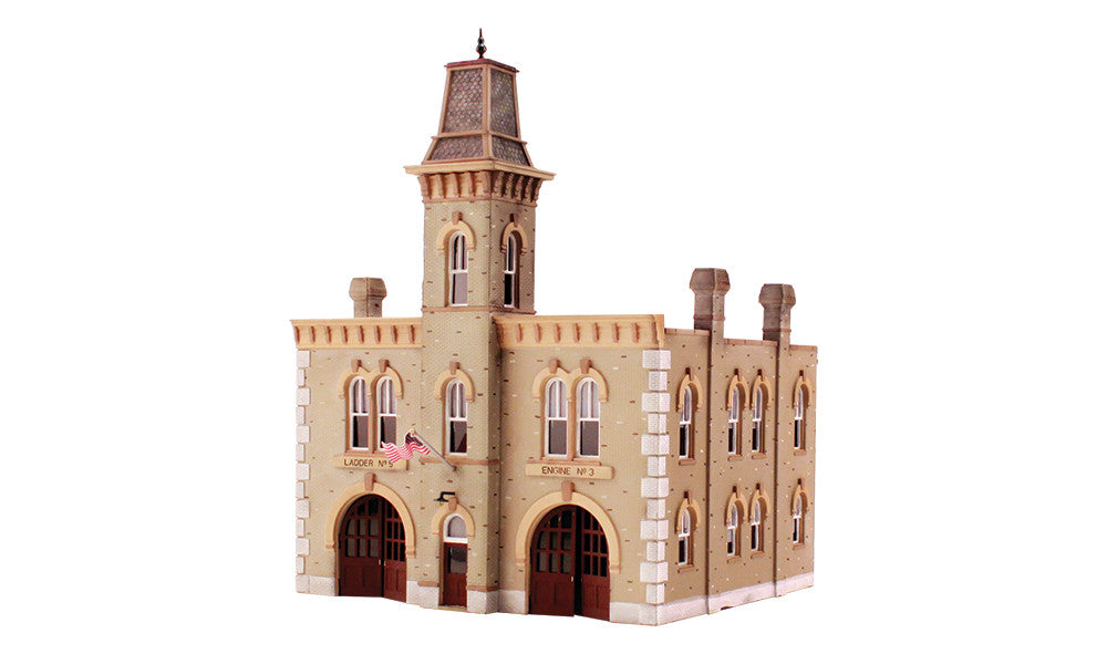 Fire Station No. 3 - HO Scale Kit