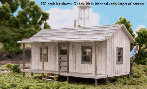 176 HO Company House - Laser Cut Kit