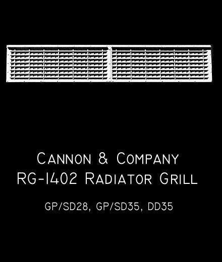 RG-1402 Radiator Grille / Screen GP/SD35