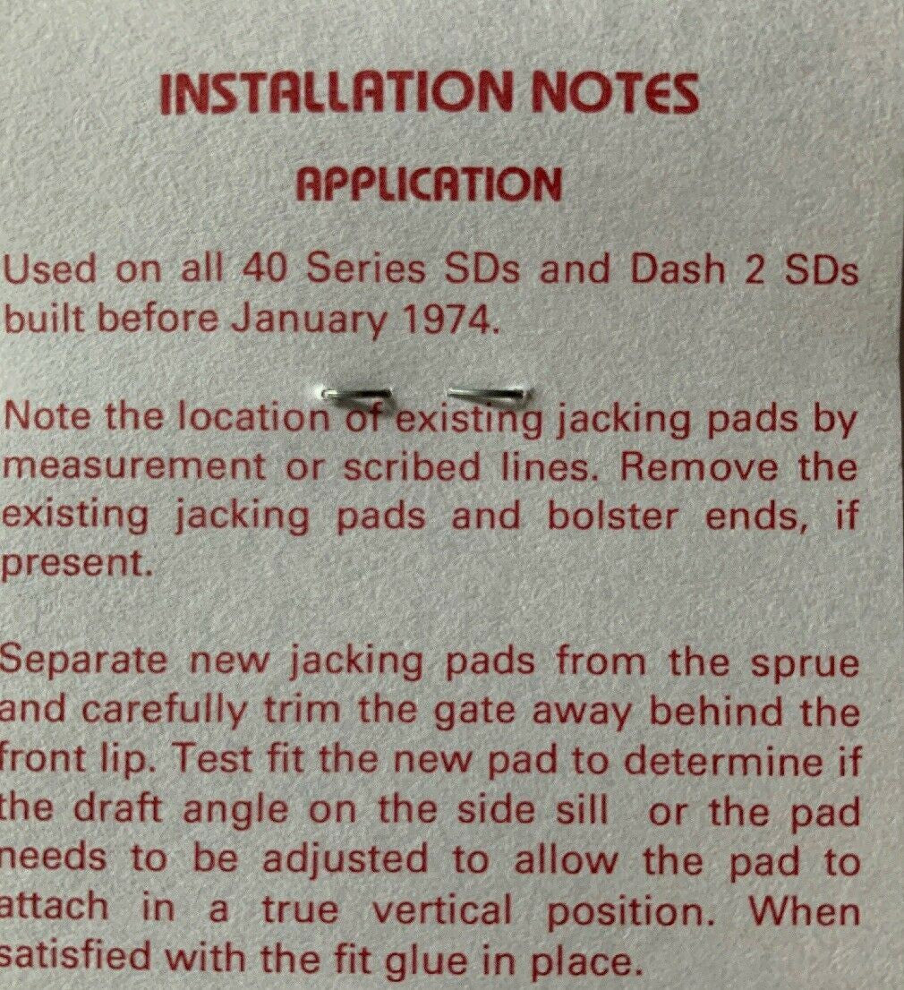 JP-2153 SD Jacking Pad 40 series & early Dash-2's