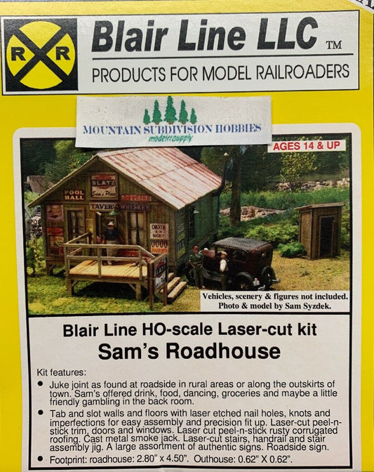 2003 HO Sam's Roadhouse Laser cut kit