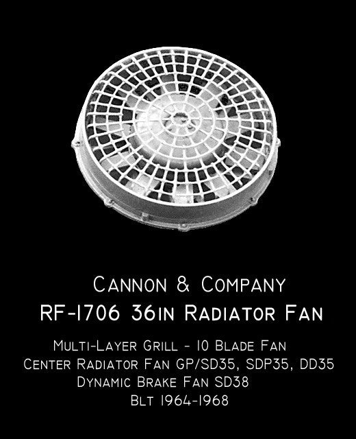 RF-1706 Radiator Fans GP/SD35 ++