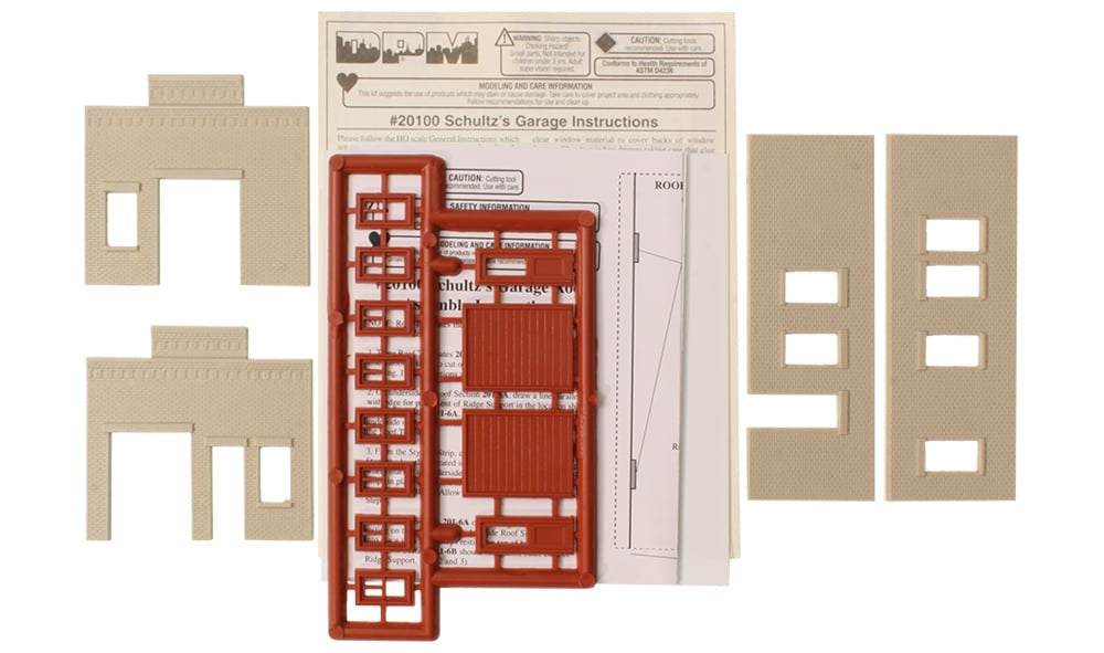 Schultz's Garage - HO Scale Kit