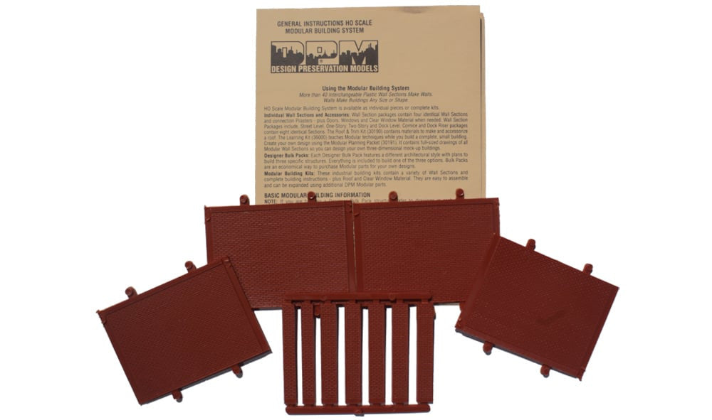 One-Story Blank Wall | 4pk