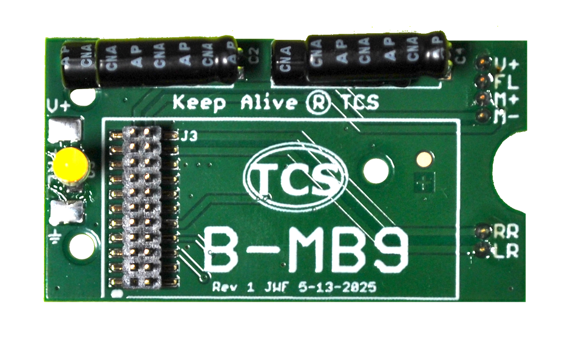 TCS 1636 B-MB9 Motherboard Bachmann 3-Truck Shay