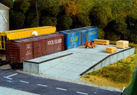 17 Loading Docks - Modular Kit - HO Scale