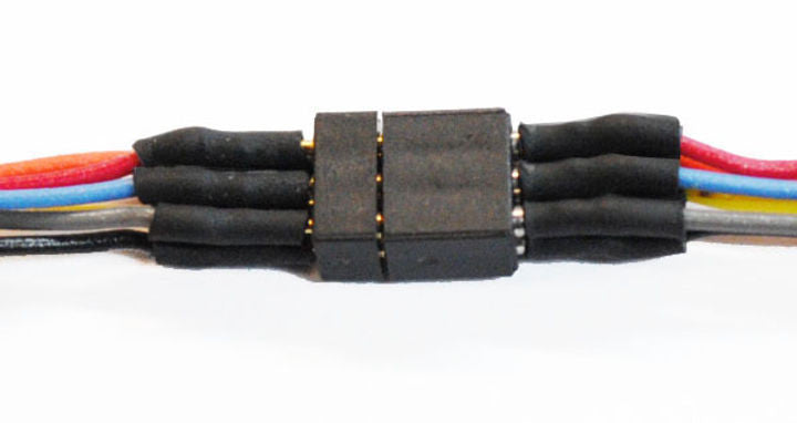TCS 1411 6-Pin(2x3) Mini Connector (Colored Wires)