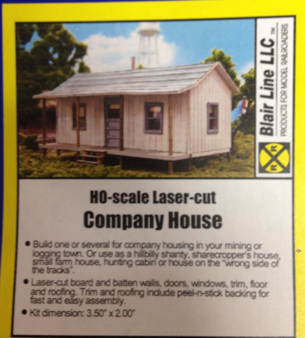 176 HO Company House - Laser Cut Kit