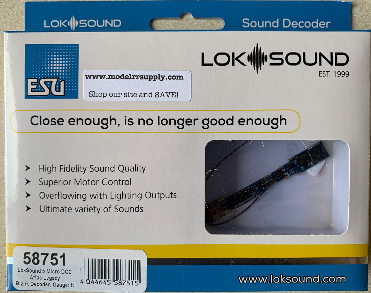 ESU 58751 package