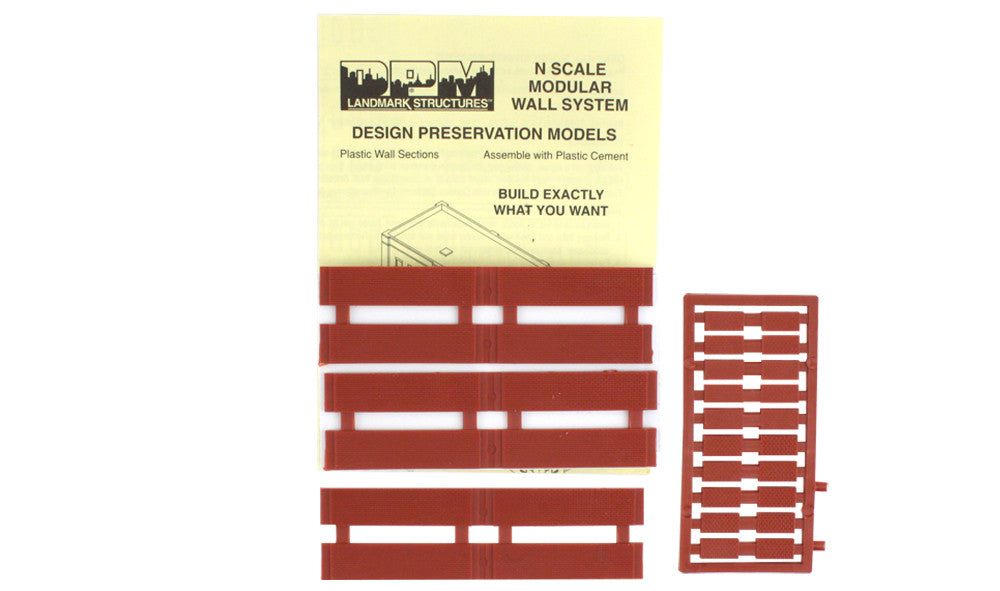 Dock Level Riser Wall - N scale | 6pk