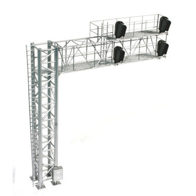 70000098 HO Scale Signal Modern Cantilever Bridge [2 Track, 4 Head-Left]