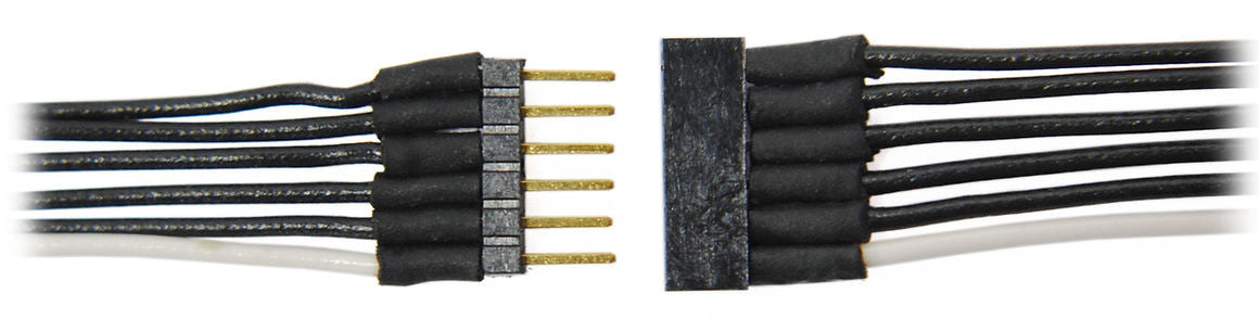 TCS 1476 6-Pin Micro Connector (Black & White)