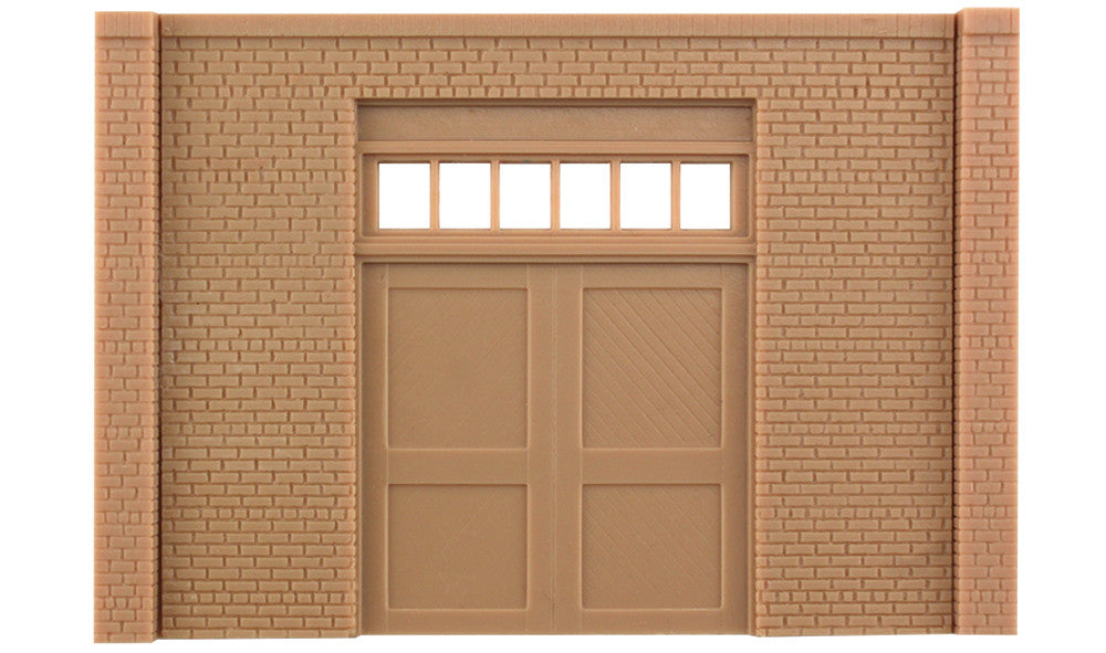 Street/Dock Level Freight Door Wall | O scale | 2pk