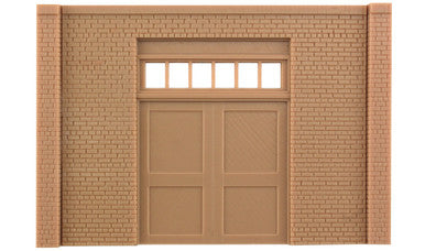 Street/Dock Level Freight Door Wall | O scale | 2pk