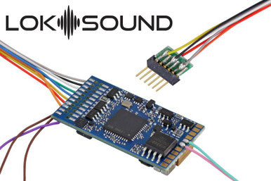 58416 LokSound 5 Standard Multi-protocol (DCC/MM/SX/M4) Sound Decoder - NEM651 6-pin Wired Plug