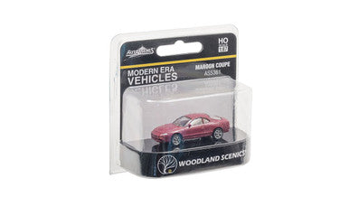 JP 5361 Maroon Coupe - HO Scale | Just Plug