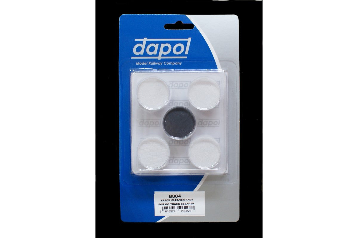 B804 OO/HO Dapol Track Cleaner spare cleaning & Polishing Pads