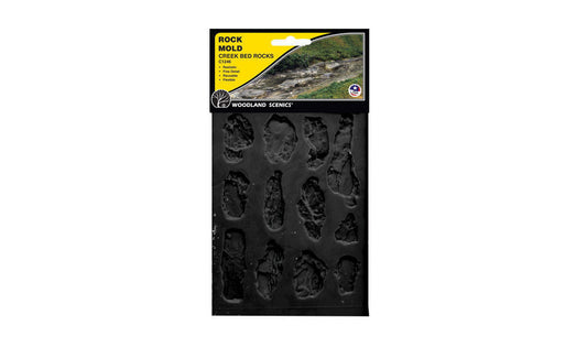 Woodland Scenics C1246 Rock Mold - Creek Bed Rock
