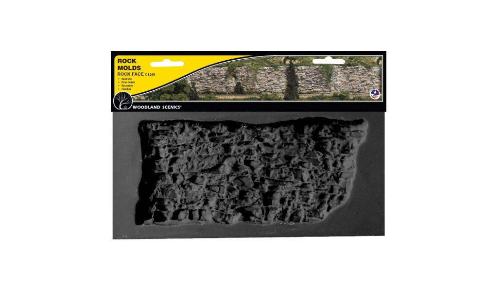 Woodland Scenics C1248 Rock Mold - Rock Face